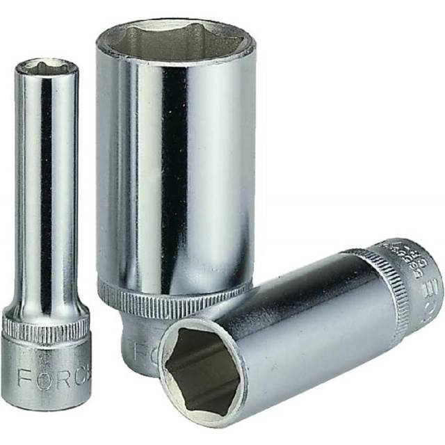 Force Socket long 3/8", 6-sided 10mm 63mmL 5356310