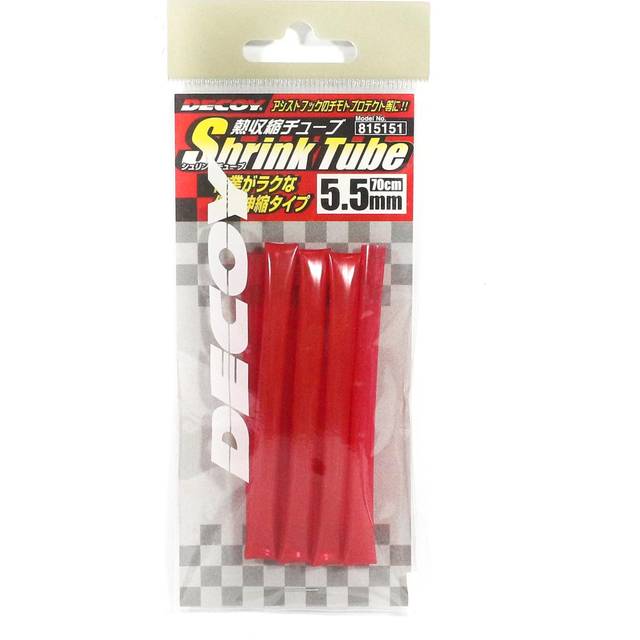 Decoy T-3 Heat Shrink Tube Red Size 5.5 mm (5151)