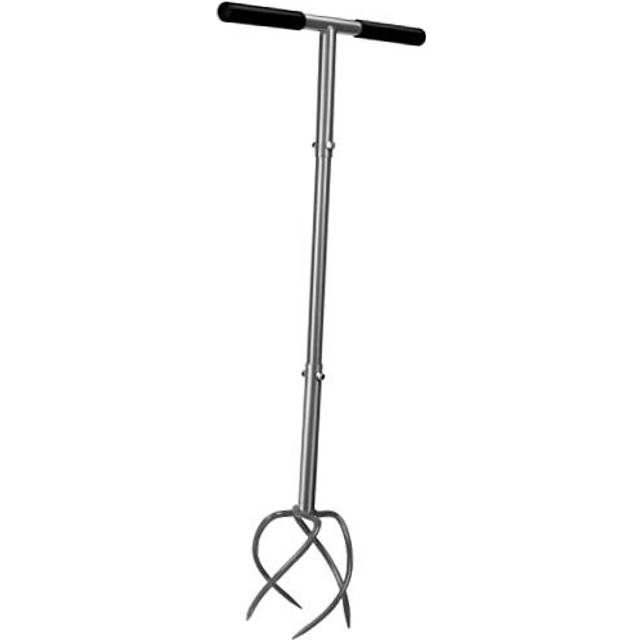 Walensee Upgrade Twist Tiller Manual Hand Tiller Garden Claw Cultivator with a Removable Big Claw, Garden Claw Tool Long Handle Steel Tiller Lawn