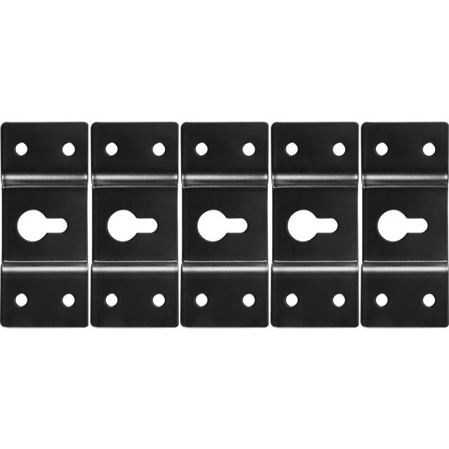 DIY Audio Sound Box Speaker Wall Mount Iron Hook Hanger Plate 5PCS