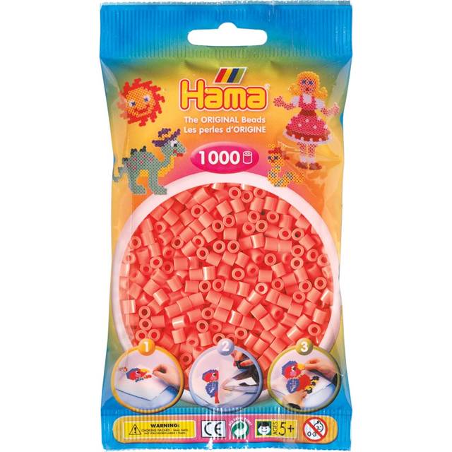Midi Beads 1000 pcs Pastel red