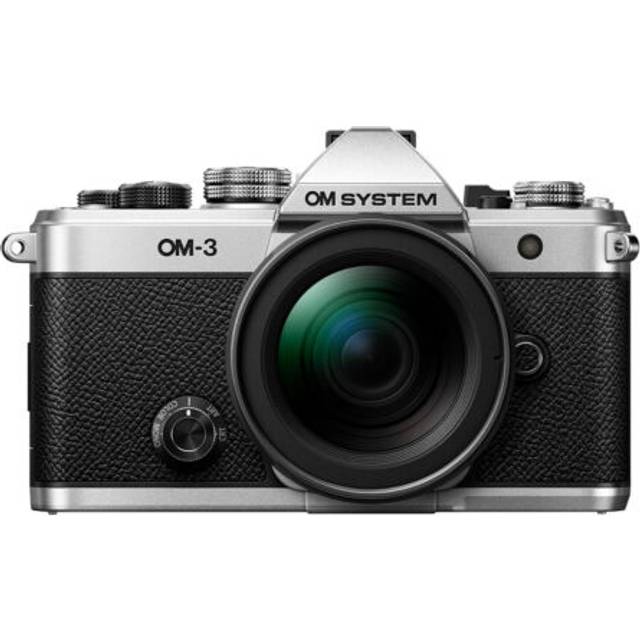 OM SYSTEM OM-3 Mirrorless Camera Silver with 12-45mm f/4 Lens Kit