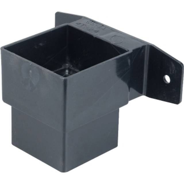 Osma SquareLine 4T824 Pipe Connector And Bracket Stand Off 61mm Black