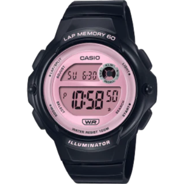 Casio Standard Digital Black Resin Strap Quartz LWS-1200H-1A2V 100M Women's Watch
