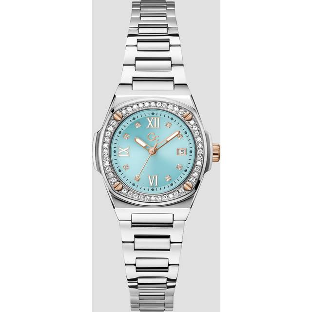 Marciano Guess Gc Analogue Quartz Watch In Stainless Steel - Silver - T/U