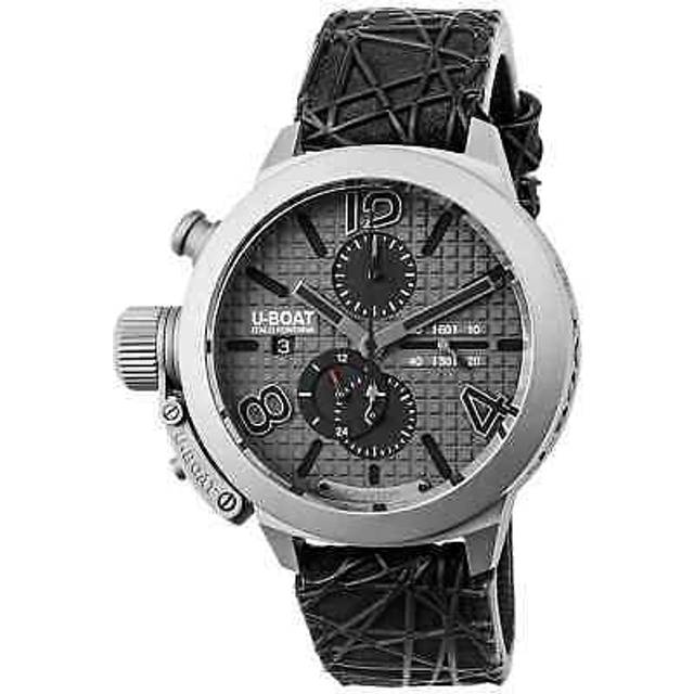 U-Boat 3002 Herrenuhr Classico Titanium Grey Automatik Chronograph 45mm 10ATM