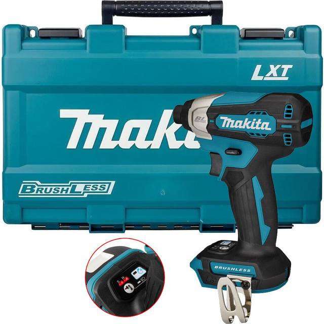 DTD157Z 18v Blue Cordless Brushless Impact Driver + Assist Mode + Case - Makita