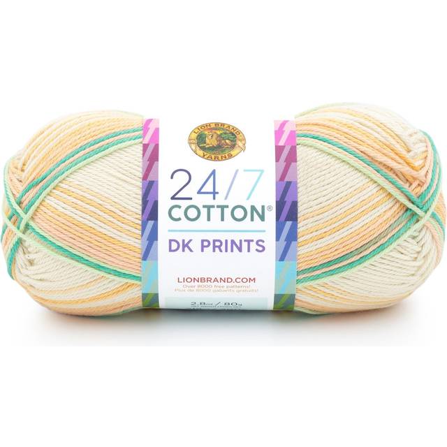 Lion Brand Yarn 24/7 Cotton Dk Yarn  1 Pack  Spring