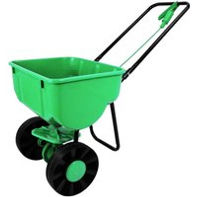 Oypla - Heavy Duty Rock Salt Grit Grass Seed Spreader 35KG Capacity