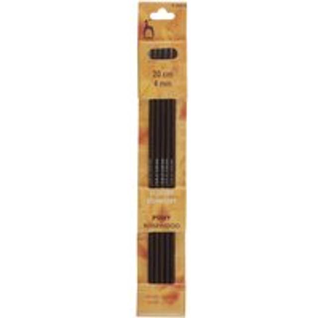 Pony Rosewood 20cm Double-Point Knitting Needles - Set of 5 - 20cm x 4mm (P36810)