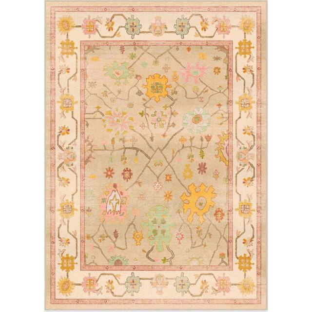 150x215 | Machine Washable Area Rug | Kid & Pet Friendly | Indoor Rugs | Jemima Neutral Rug | Ruggable (150x215)