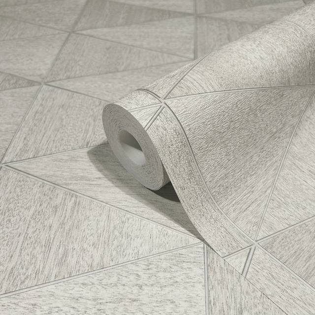 Galerie The Woods And Wicker Wood Silver Grey Wallpaper 33357, Silver