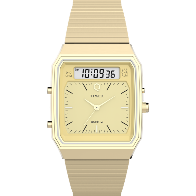 Timex Gents Q Fusion Reissue 32mm 3ATM Watch TW2Y06000