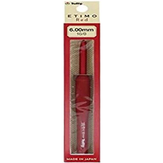 - Tulip Etimo Red Softgrip (6.00mm) Crochet Hook - 1 Unit