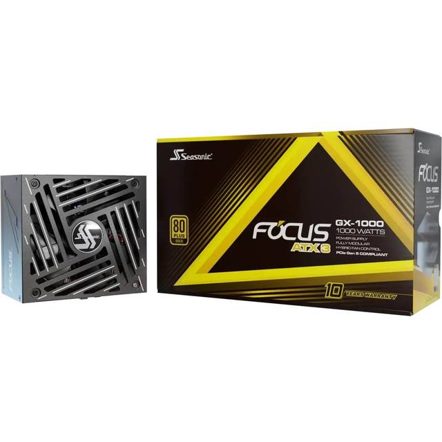 Seasonic Focus GX-750 ATX 3.1 750W 80 Gold Modular Power Supply - White