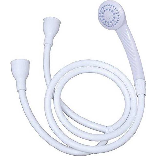 Double Tap Bath Sink Shower Head Hose Spray Hair Dresser Pet Push On Mixer 15m