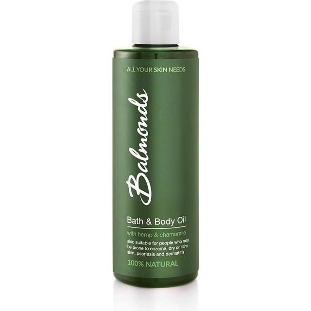 Balmonds Bath & Body Oil 200ml 100% Natural Body Oil Suitable For Eczema, Dry Skin, Itchy or Flaky Skin, Psoriasis And Allergy Prone Skin