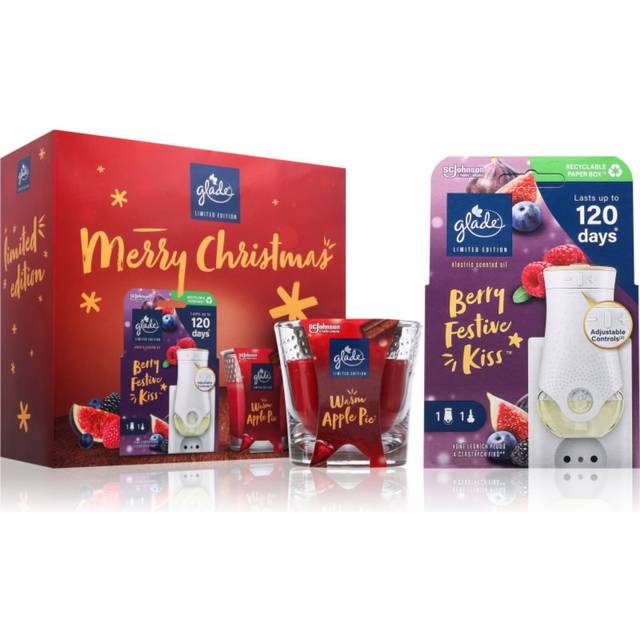 Glade Glædelig Jul Gaveæske Merry Christmas