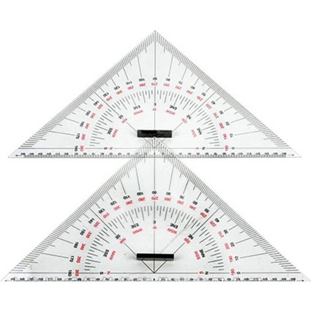 Chart Drawing Triangle Ruler for Ship Drawing 300mm Triangle Ruler