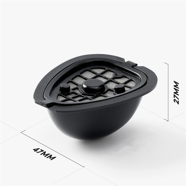 2In1 Coffee Capsule Pod for 9662.62 Machine Refillable Filter Replacement and Tea-B