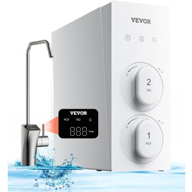 VEVOR Umkehrosmose-Wasserfilter 800 GPD 8-stufige Durchlauferhitzer-Wasserfilter