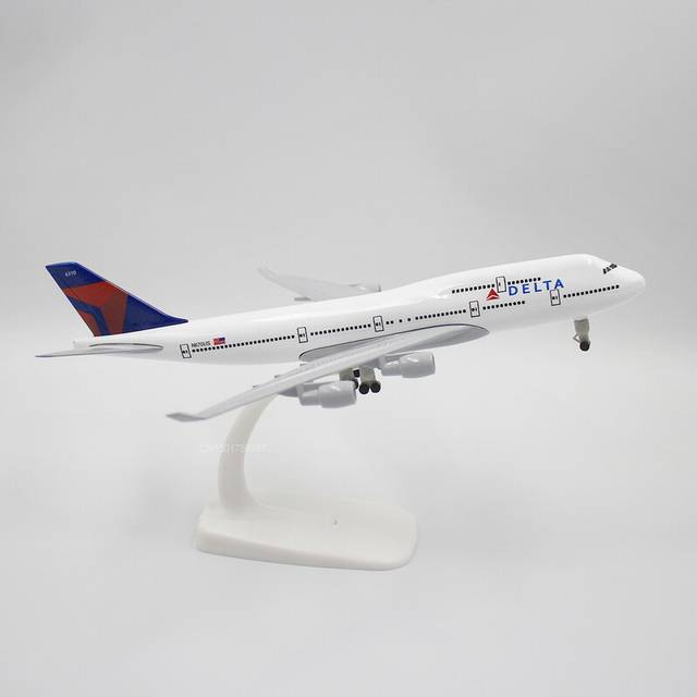 "(747-DELTA) 1/400 Scale 20CM Diecast Alloy Antonov An-225 ""Mriya"" A380 330 747 777 Airplane Model For Gift Collection"