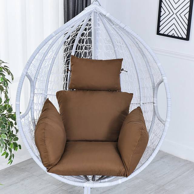 (Coffee) Hammock Seat Cushion Hanging Swing Seat Pad Chair Bed Back Pad Chair Pillow Home Office Furniture Decorations