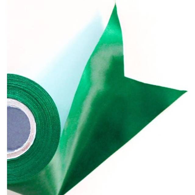 Green Satin Faced Ribbon Reel 100mm x 25m