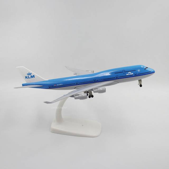 "(747-KLM) 1/400 Scale 20CM Diecast Alloy Antonov An-225 ""Mriya"" A380 330 747 777 Airplane Model For Gift Collection"