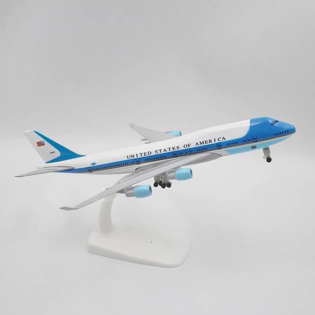"(747-AirForceOne) 1/400 Scale 20CM Diecast Alloy Antonov An-225 ""Mriya"" A380 330 747 777 Airplane Model For Gift Collection"