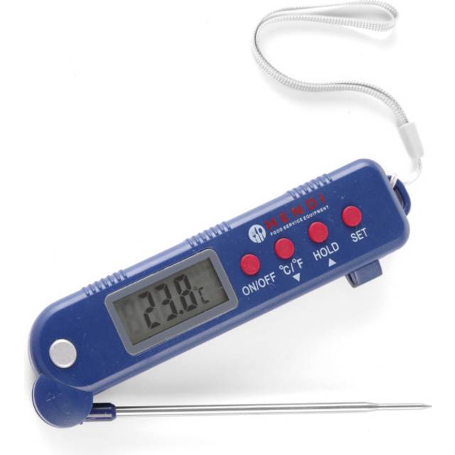 Digital gastronomisk termometer med vikbar sond - Hendi 271308