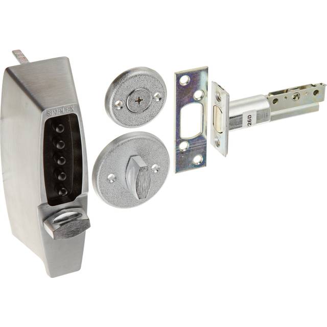 Kaba Simplex 7100 Series Metal Mechanical Pushbutton Auxiliary Lock wi