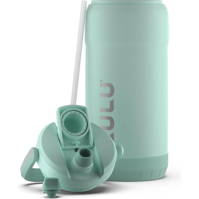 ZULU Goals 101oz Vacuum Triple Wall Insulated |Large Stainless Steel Water Bottle Thermoses with Carry Handle | Chug and Straw Spout | Travel  Gym  Hi