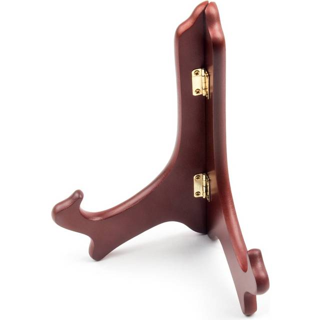 Fox Run Pinewood Plate Stand  8-Inch  Pine
