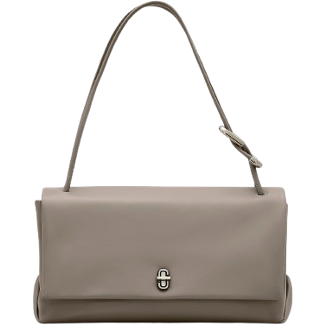 The Large Dual Shoulder Bag - Cement - Since the 1980s, Marc Jacobs has crafted a number of iconic silhouettes when it comes to the label's offering of bags, wallets and card cases. From the Tote to the Snapshot, the Continental to the Compact, these styles (and more) are re-imagined in new prints, textures, and fabrics season after season.