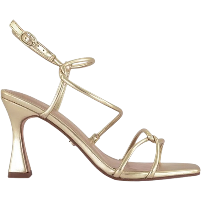 OFFICE Womens Heavenly Strappy Heeled Sandals Gold PU Multi, 5