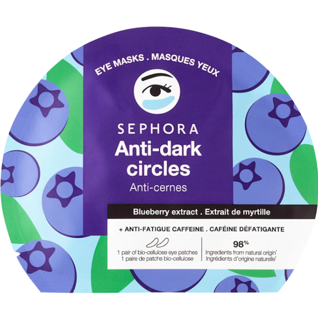 Sephora Collection Anti-Fatigue Bio-Cellulose Eye Masks Blueberry
