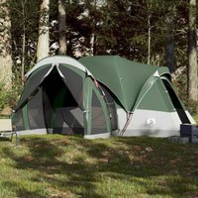 Family Tent Tipi 8-Person Green Waterproof - One Size