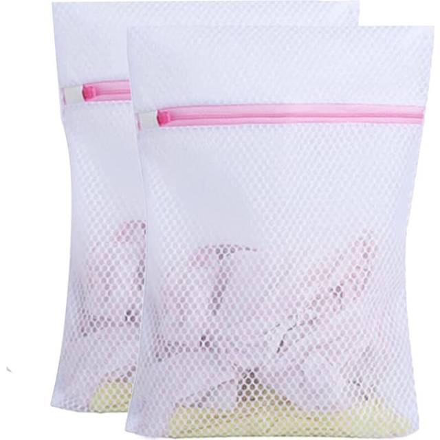 Mesh Washing Bags for Laundry,Bra Shoe Sock Trainer Net Delicates Laundry Bag with Premium Zipper (2 SET)