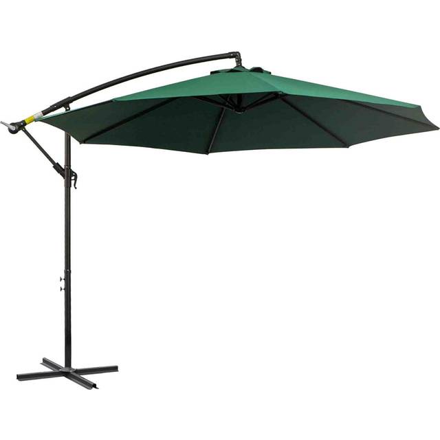295cm Cantilever Parasol - Green (295cm W X 295cm D)