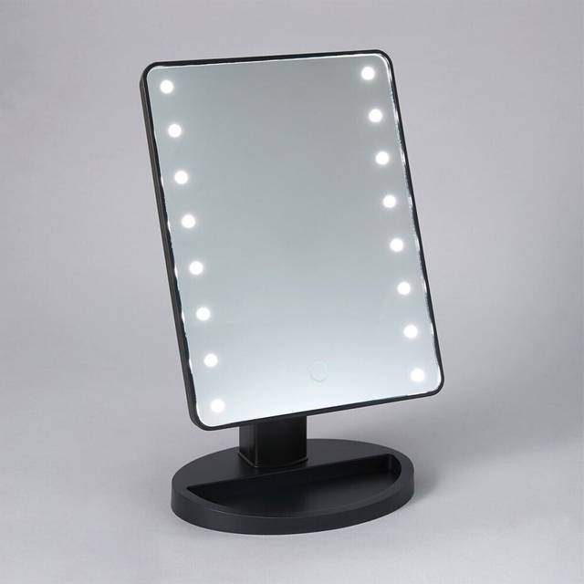Magnify face by Light Makeup Mirror Led Cosmetic Bathroom Flexible Touch Screen