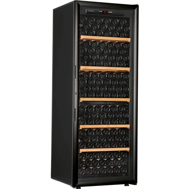 Artevino Oxygen - 225 flasker - Multizone - Glasdør Sort