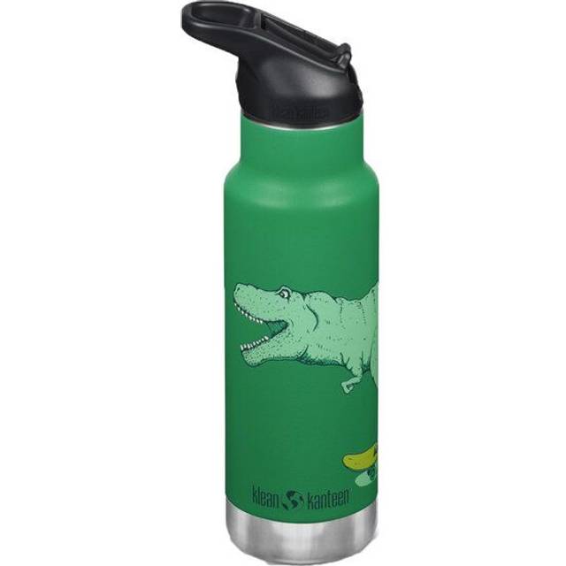 Kid Narrow Flip Sport vattenflaska 355 ml, dino skate - Dino skate