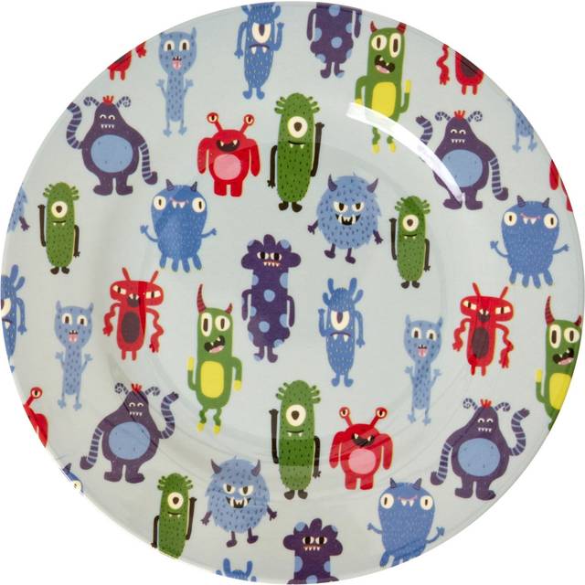 Melamine Plate 20 cm, Monsters