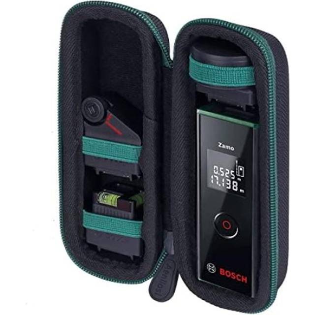 (Case Only) Aenllosi Hard Carrying Case Compatible with Bosch Laser Measure Zamo 3,Mesh Bag Holds 3 Bosch Laser Measure Adapters