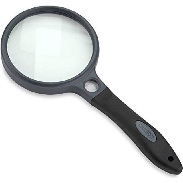 SG-10 SureGrip Rubberized Soft Grip Hand-Held Magnifier with 2x Glass Lens and 10x Spot Lens