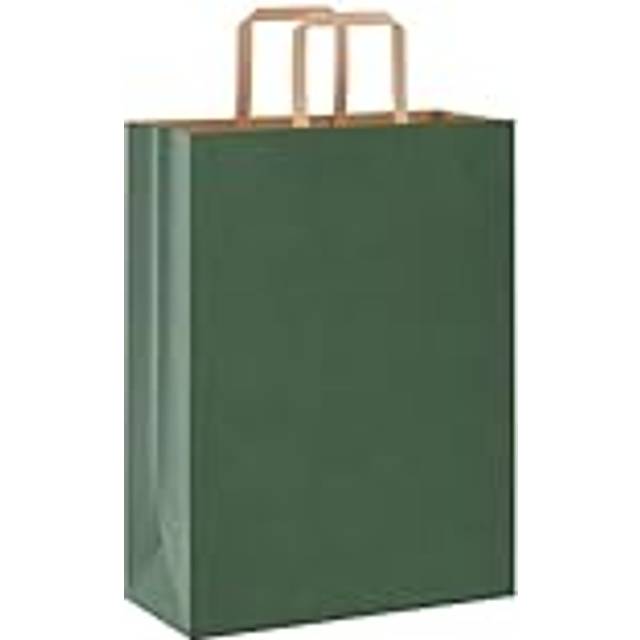 vidaXL Paper Bags 50 pcs with Handles Brown 26x12x35 cm