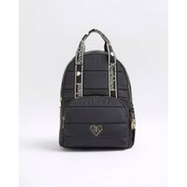 River Island Girls Black Nylon Padded Backpack - One Size