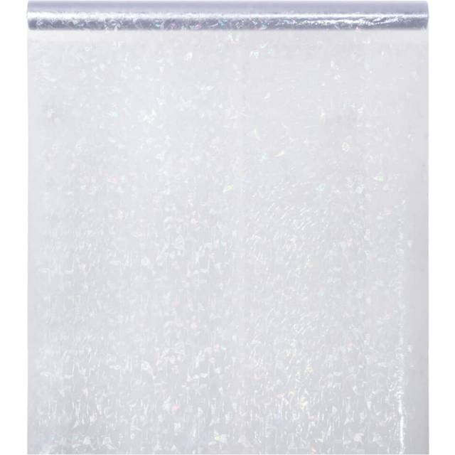 vidaXL Window Film Frosted 3D Rainbow Pattern 90x500 cm PVC - Transparent