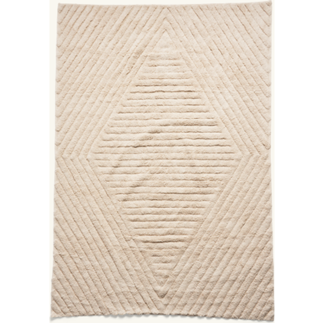 Matta - Bomull. 135 x 190 cm. - Off White - Søstrene Grene